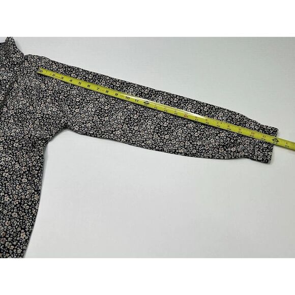 Summersalt The On-The-Go Zip-Up Jacket Women's Small Black White Floral Print - Picture 12 of 16